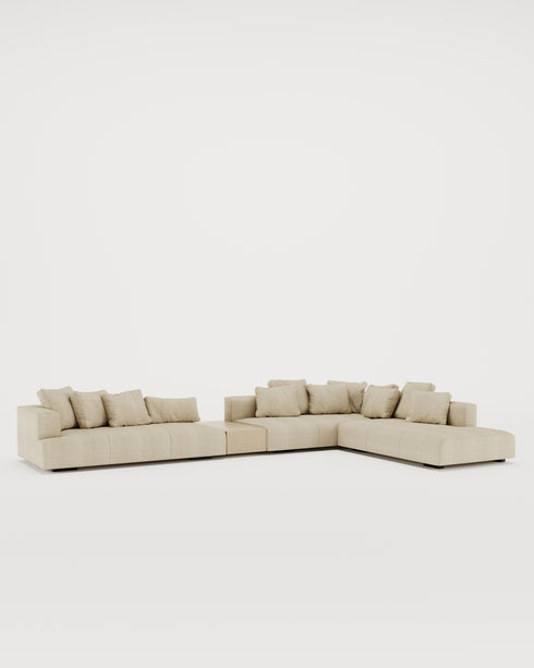 DALLAS CORNER SOFA - TABLE